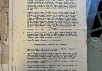 Latvijas arhitektu biedrības statūti